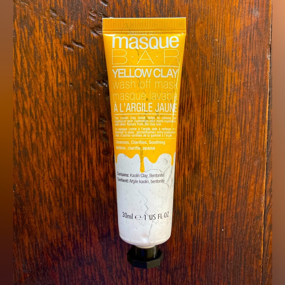 Masque BAR Yellow Clay Wash Off Mask